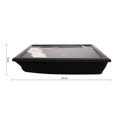 Orsina Marble Lap Tray with iPad Holder – Portable Bed Desk and Tablet Stand