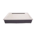 Orsina Ecru Marble Lap Tray with iPad Holder and Microbead Cushion
