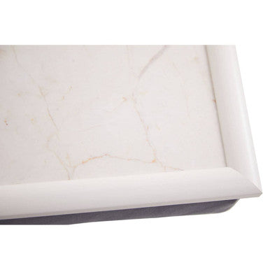 Orsina Ecru Marble Lap Tray with iPad Holder and Microbead Cushion