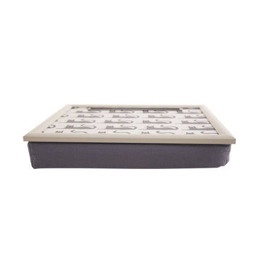 Orsina Black Cat Lap Tray with Tablet Holder – Cushioned Bed Desk