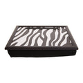 Orsina Mono Zebra Lap Tray with iPad Holder and Microbead Cushion