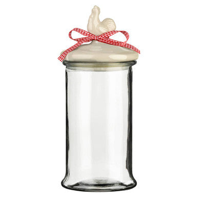 Orsina Abbie Glass Storage Jar – 1650ml Large Kitchen Canister