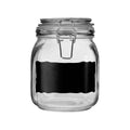 Orsina Glass Storage Jar with Chalkboard Label and Clip Top Lid