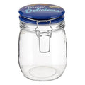 Orsina Pretty Things Glass Food Storage Jar with Blue Clip Lid – 750ml