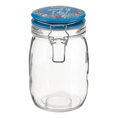 Orsina Pretty Things Glass Jar – 1000ml Airtight Food Storage Container