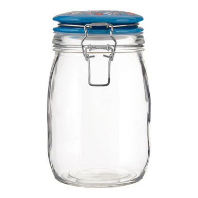 Orsina Pretty Things Glass Jar – 1000ml Airtight Food Storage Container