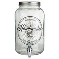 Orsina Lea Glass Drinks Dispenser – 3.5L Mason Jar Style Beverage Server