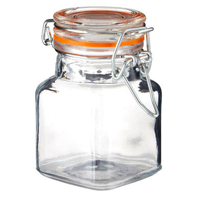 Orsina Luca Airtight Glass Jars with Clip Top Lids - Set of 4