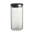 Orsina Freska Glass Storage Jar with Airtight Silver Lid – 1300ml