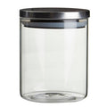 Orsina Freska Glass Storage Jar with Airtight Silver Lid – 700ml