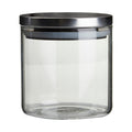 Orsina Freska Glass Storage Jar with Airtight Silver Lid – 550ml