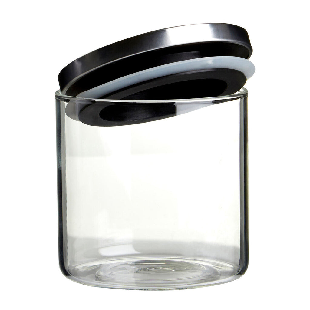 Orsina Freska Glass Storage Jar with Airtight Silver Lid – 550ml