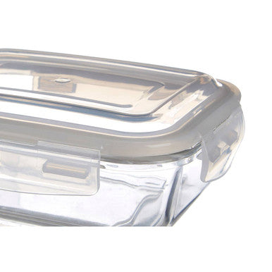 Orsina Freska Glass Food Storage Container - 640ml Airtight Meal Prep