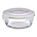 Orsina Freska Glass Food Storage Container – 400ml Round Meal Prep Jar