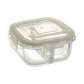 Orsina Freska 2 Section Square Glass Food Storage Container - 520ml