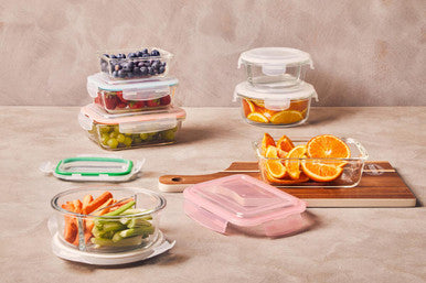 Orsina Freska 620ml Glass Food Container – Airtight Meal Prep Jar
