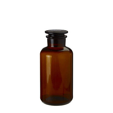 Orsina Amber Glass Apothecary Bottle | 125ml Extra Small Storage Jar