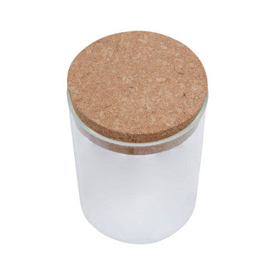 Orsina Tromso 700ml Glass Spice Jar with Cork Lid & Chalkboard Label