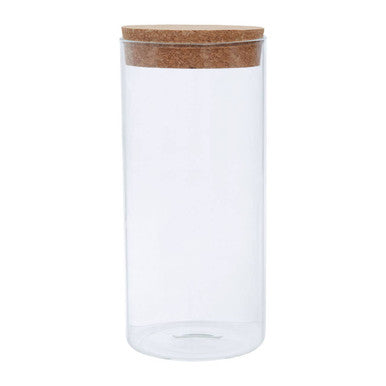 Orsina Tromso 1300ml Large Glass Jar with Cork Lid | Food Storage