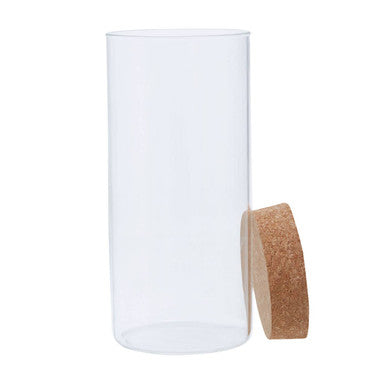 Orsina Tromso 1300ml Large Glass Jar with Cork Lid | Food Storage