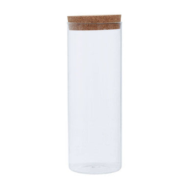 Orsina Tromso 1600ml Extra Large Glass Storage Jar with Cork Lid