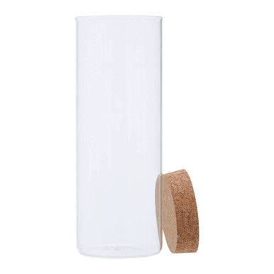 Orsina Tromso 1600ml Extra Large Glass Storage Jar with Cork Lid