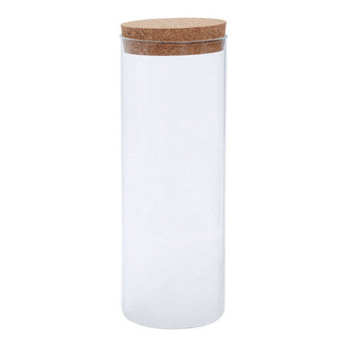 Orsina Tromso 1600ml Extra Large Glass Storage Jar with Cork Lid