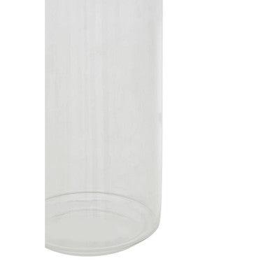 Orsina Freska Glass Jar with Acacia Wood Lid - 1600ml Food Canister