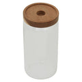 Orsina Freska Glass Food Storage Jar with Acacia Wood Lid – 1000ml