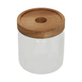 Orsina Freska Glass Food Storage Jar with Acacia Wood Lid - 700ml