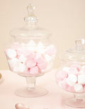 Orsina Olivia Large Clear Glass Candy Storage Jar with Lid