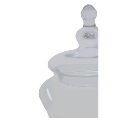 Orsina Olivia Large Clear Glass Candy Storage Jar with Lid