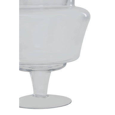 Orsina Olivia Large Clear Glass Candy Storage Jar with Lid