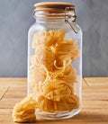 Orsina Luca Square Glass Jar with Wooden Lid - 2150ml Food Storage