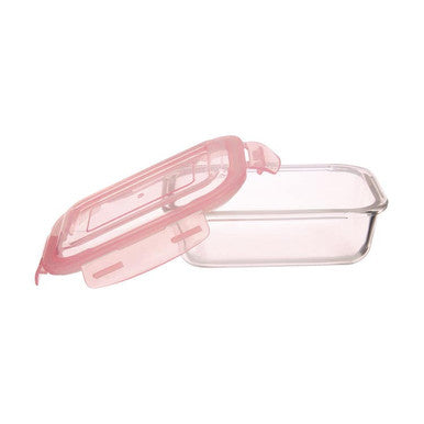 Orsina Freska 640ml Rectangular Glass Food Container | Airtight Lid