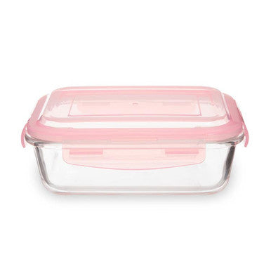Orsina Freska 1040ml Rectangular Glass Food Container | Airtight & Oven Safe