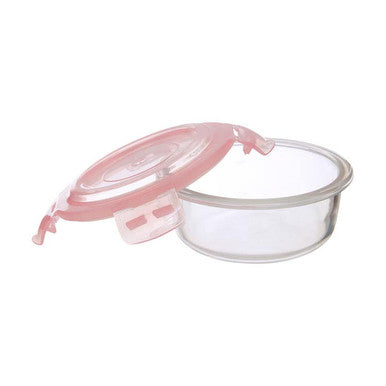 Orsina Freska 400ml Round Glass Food Container – Airtight & Leakproof