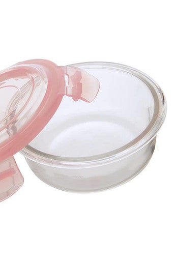 Orsina Freska 400ml Round Glass Food Container – Airtight & Leakproof