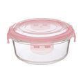 Orsina Freska 620ml Round Glass Food Container with Airtight Lid