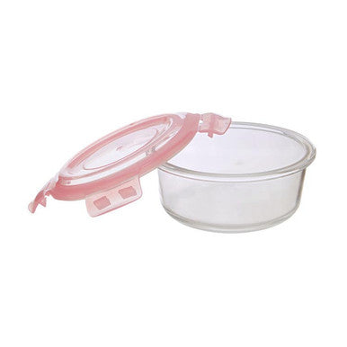 Orsina Freska 620ml Round Glass Food Container with Airtight Lid