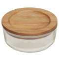 Orsina Freska 300ml Glass Food Container with Airtight Acacia Lid