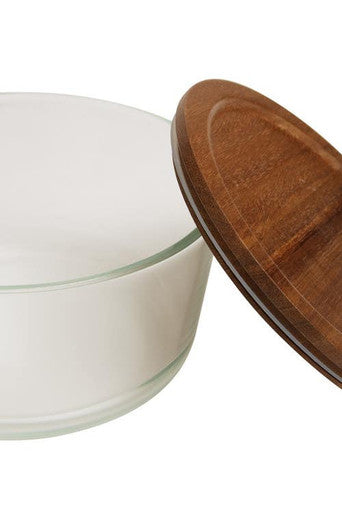 Orsina Freska 1650ml Glass Food Storage Container with Acacia Lid