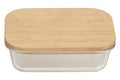 Orsina Freska 640ml Glass Meal Prep Container with Airtight Bamboo Lid