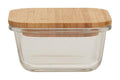Orsina Freska 320ml Glass Food Container with Airtight Bamboo Lid