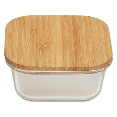 Orsina Freska 520ml Glass Food Container with Airtight Bamboo Lid