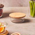 Orsina Freska 620ml Glass Food Storage Container with Bamboo Lid