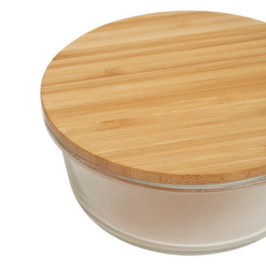 Orsina Freska 620ml Glass Food Storage Container with Bamboo Lid
