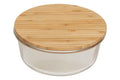 Orsina Freska 950ml Glass Food Storage Container with Bamboo Lid