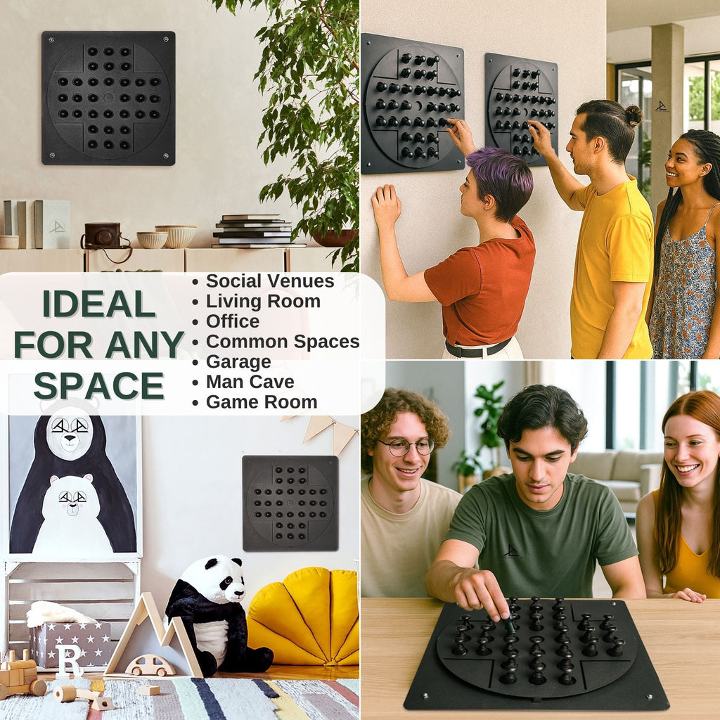 Peg Solitaire Black Wall Game