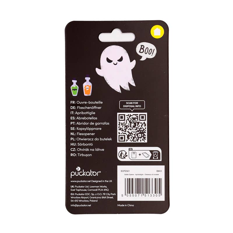 Kate's Clothing Spooky Skull Bottle Opener – Gothic PVC & Metal Tool